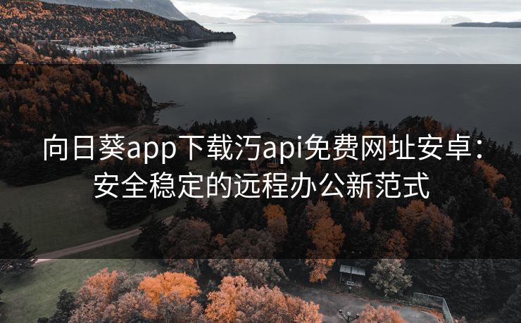 向日葵app下载汅api免费网址安卓：安全稳定的远程办公新范式